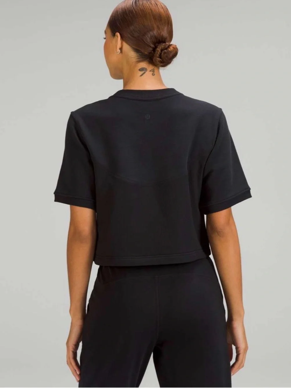 Lululemon Cotton French Terry + Swift Tshirt - Black - Picture 2 of 5
